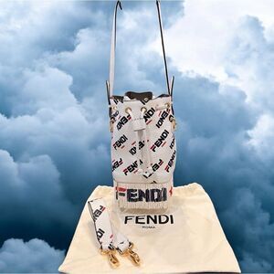 Fendi
x Fila Mania Mini Mon Tresor Bucket Bag